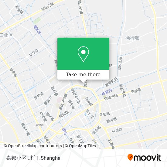 嘉邦小区-北门 map