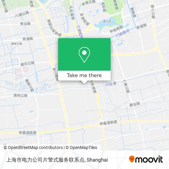 上海市电力公司片警式服务联系点 map
