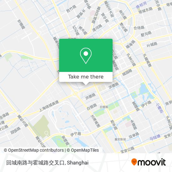回城南路与霍城路交叉口 map