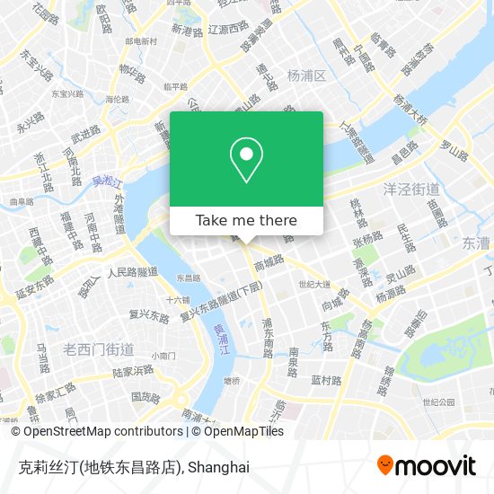克莉丝汀(地铁东昌路店) map