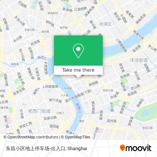 东昌小区地上停车场-出入口 map