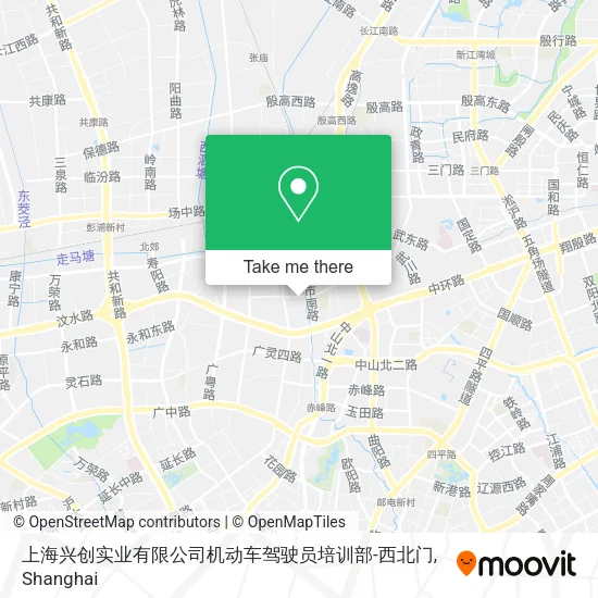 上海兴创实业有限公司机动车驾驶员培训部-西北门 map