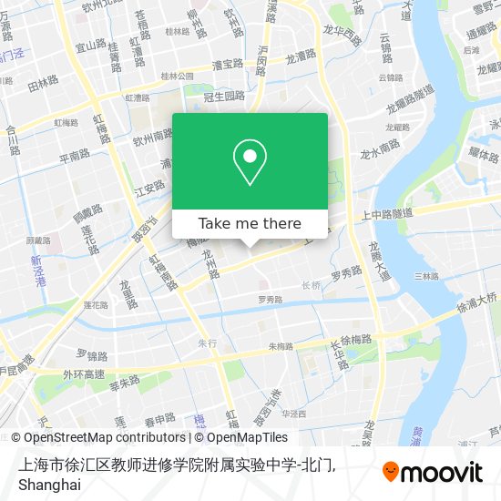 上海市徐汇区教师进修学院附属实验中学-北门 map