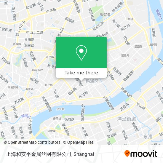 上海和安平金属丝网有限公司 map