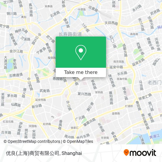 优良(上海)商贸有限公司 map