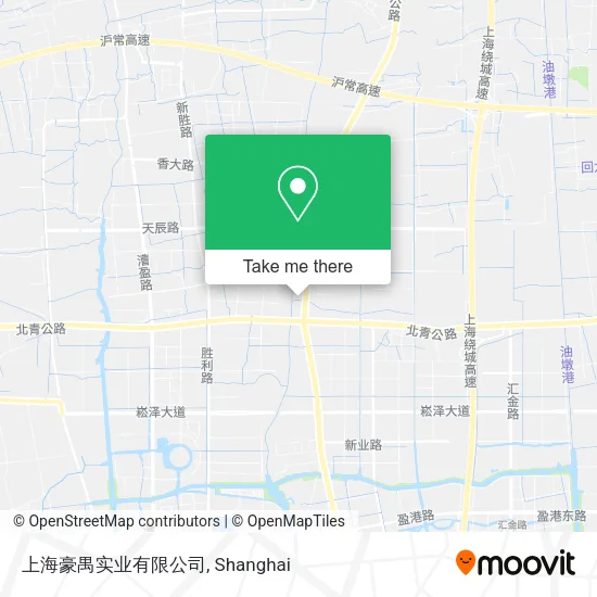 上海豪禺实业有限公司 map