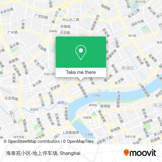 海泰苑小区-地上停车场 map