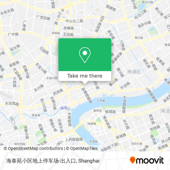 海泰苑小区地上停车场-出入口 map