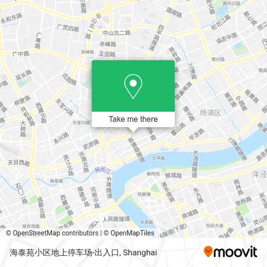 海泰苑小区地上停车场-出入口 map
