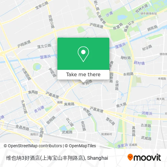 维也纳3好酒店(上海宝山丰翔路店) map