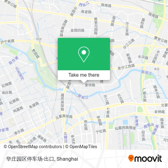 华庄园区停车场-出口 map