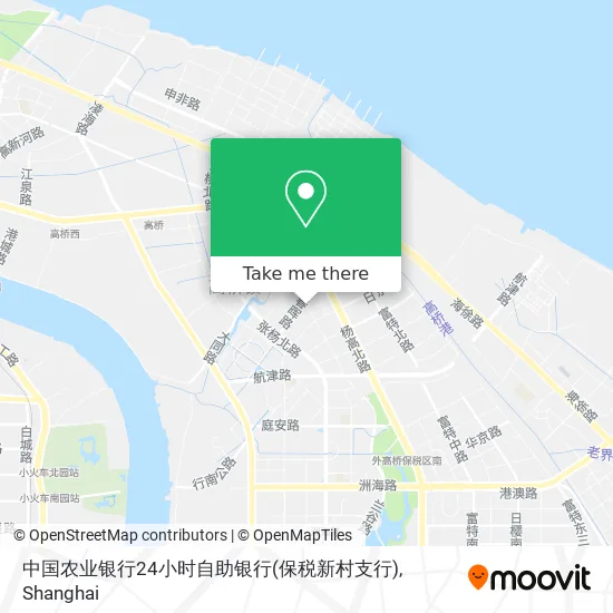 中国农业银行24小时自助银行(保税新村支行) map