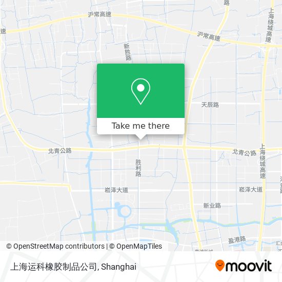 上海运科橡胶制品公司 map