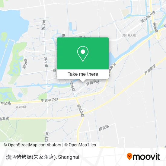 潇洒猪烤肠(朱家角店) map