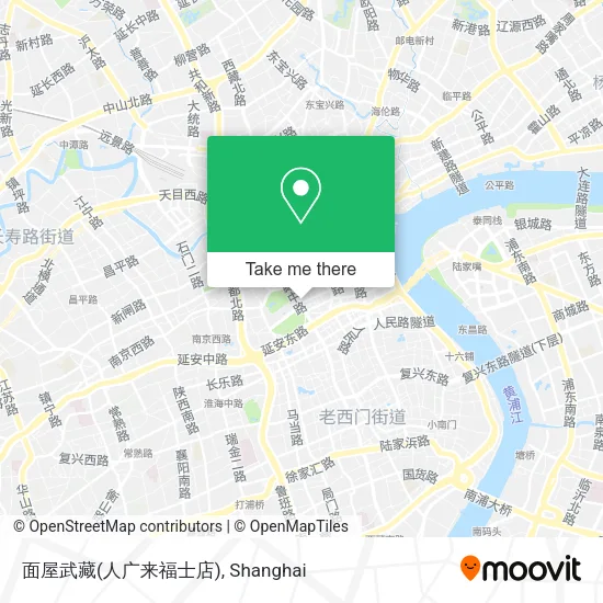 面屋武藏(人广来福士店) map