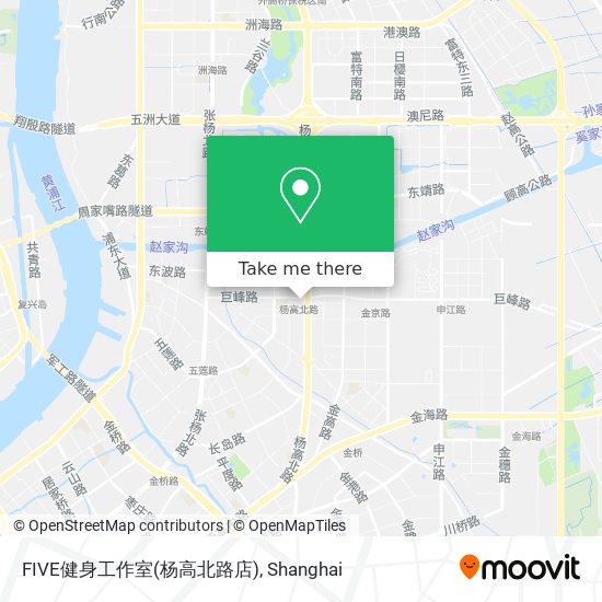 FIVE健身工作室(杨高北路店) map
