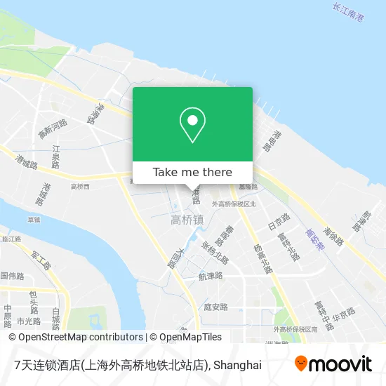 7天连锁酒店(上海外高桥地铁北站店) map