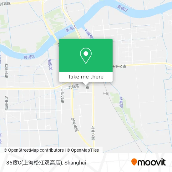 85度C(上海松江双高店) map