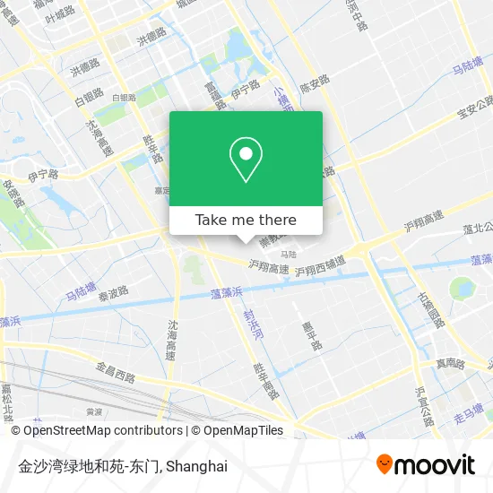 金沙湾绿地和苑-东门 map