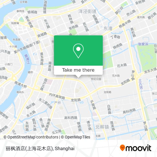 丽枫酒店(上海花木店) map