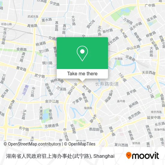 湖南省人民政府驻上海办事处(武宁路) map