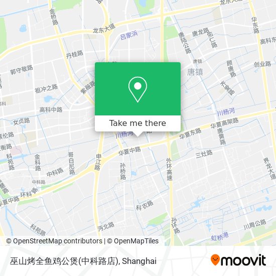 巫山烤全鱼鸡公煲(中科路店) map