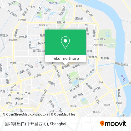 国和路出口(中环路西向) map