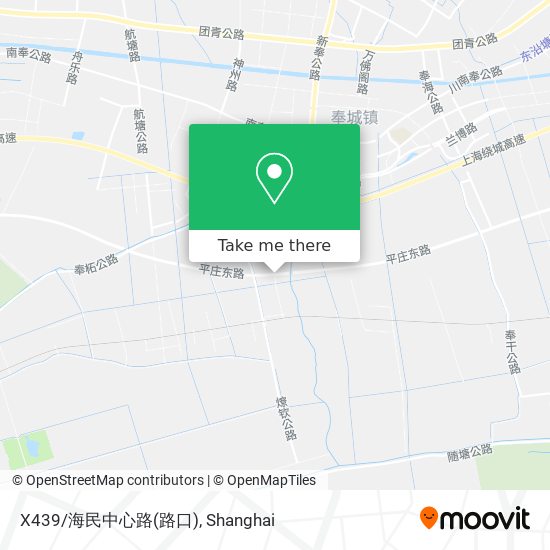X439/海民中心路(路口) map