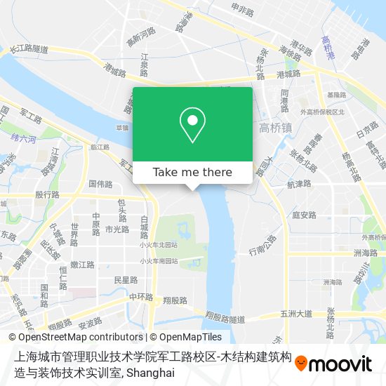 上海城市管理职业技术学院军工路校区-木结构建筑构造与装饰技术实训室 map