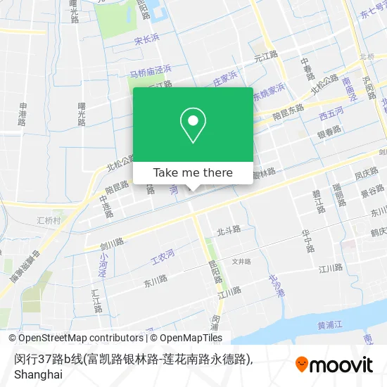 闵行37路b线(富凯路银林路-莲花南路永德路) map