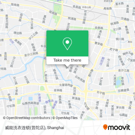 威能洗衣连锁(普陀店) map