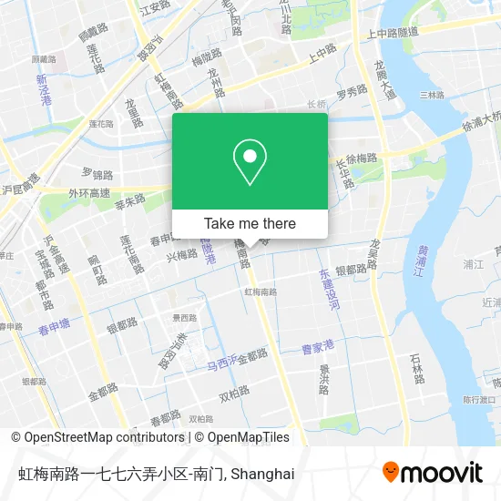 虹梅南路一七七六弄小区-南门 map