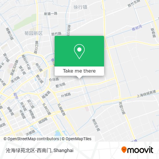 沧海绿苑北区-西南门 map