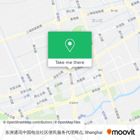 东洲通讯中国电信社区便民服务代理网点 map