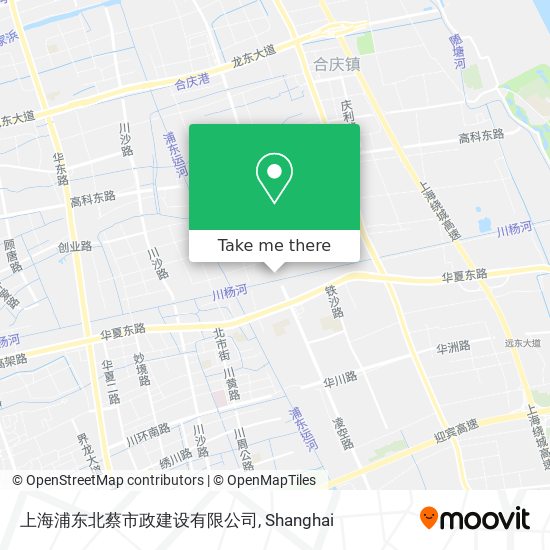 上海浦东北蔡市政建设有限公司 map