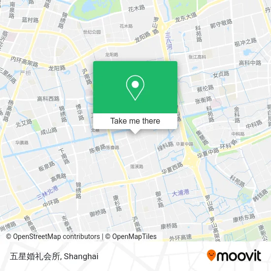 五星婚礼会所 map