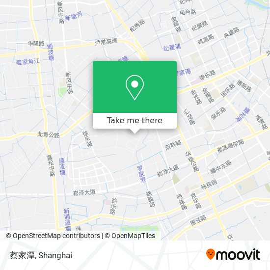 蔡家潭 map