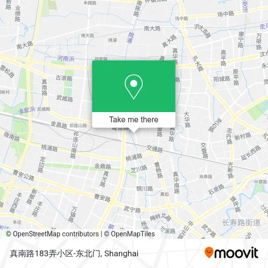 真南路183弄小区-东北门 map
