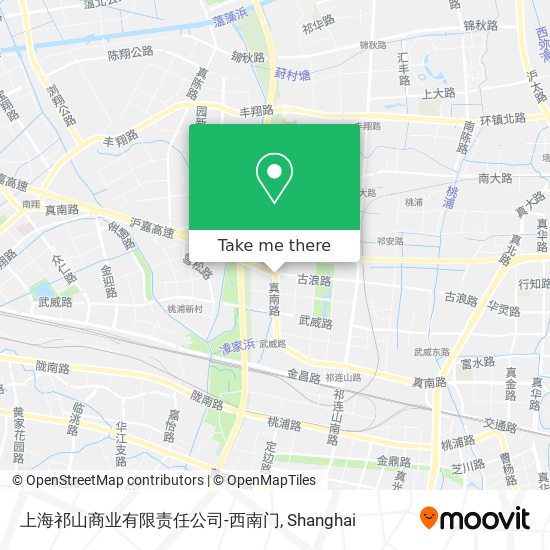 上海祁山商业有限责任公司-西南门 map