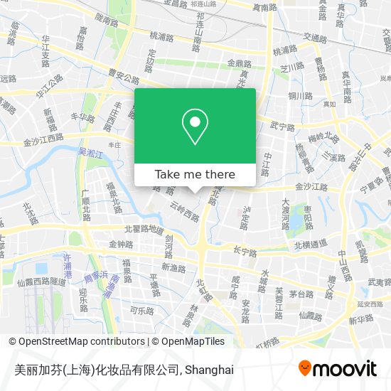 美丽加芬(上海)化妆品有限公司 map