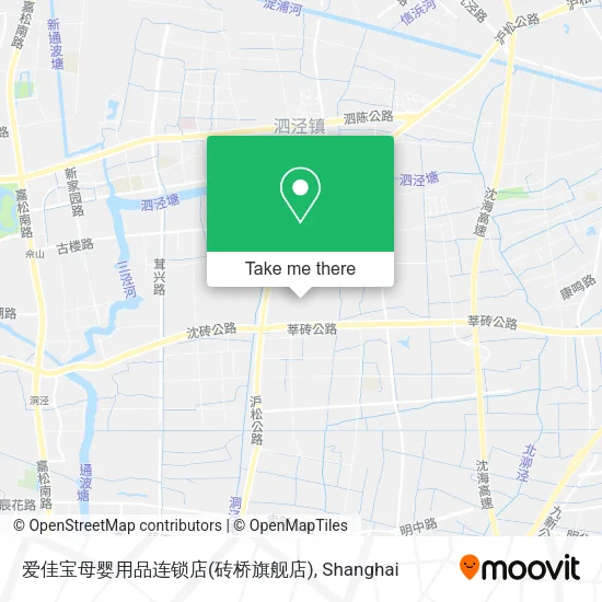 爱佳宝母婴用品连锁店(砖桥旗舰店) map
