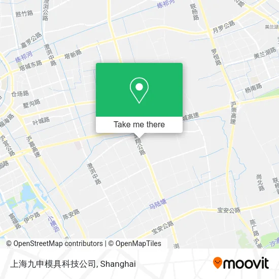 上海九申模具科技公司 map