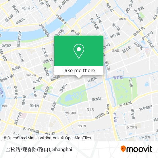 金松路/迎春路(路口) map