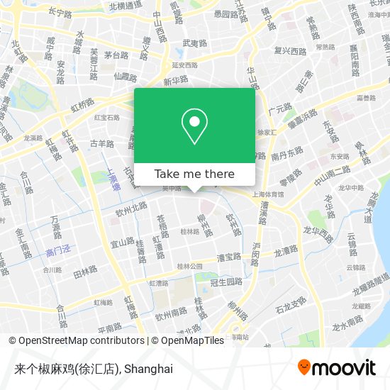 来个椒麻鸡(徐汇店) map