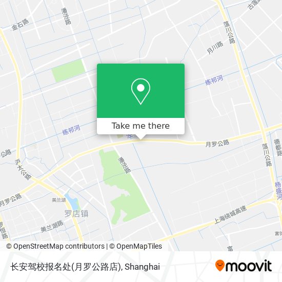 长安驾校报名处(月罗公路店) map