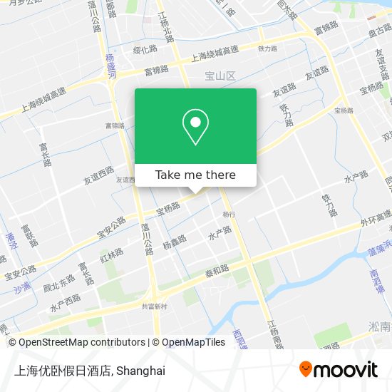 上海优卧假日酒店 map