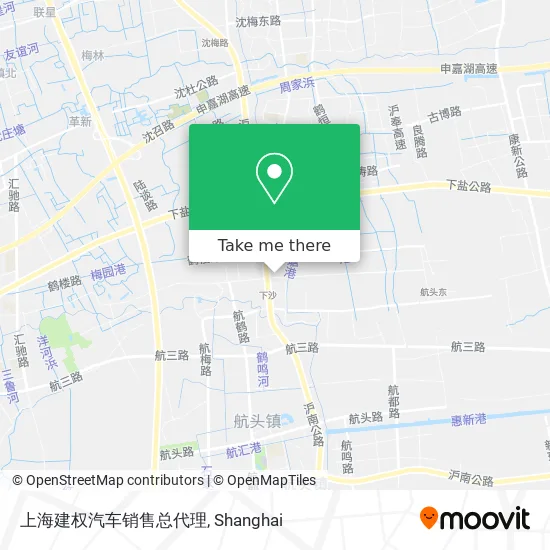 上海建权汽车销售总代理 map