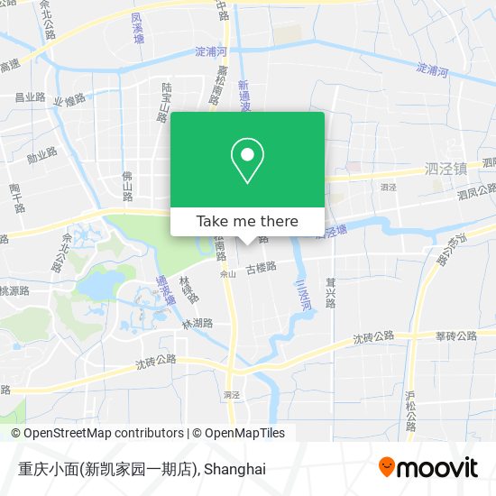 重庆小面(新凯家园一期店) map