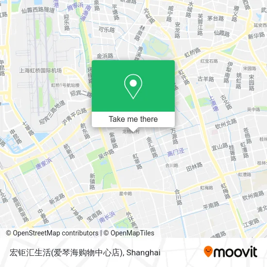 宏钜汇生活(爱琴海购物中心店) map