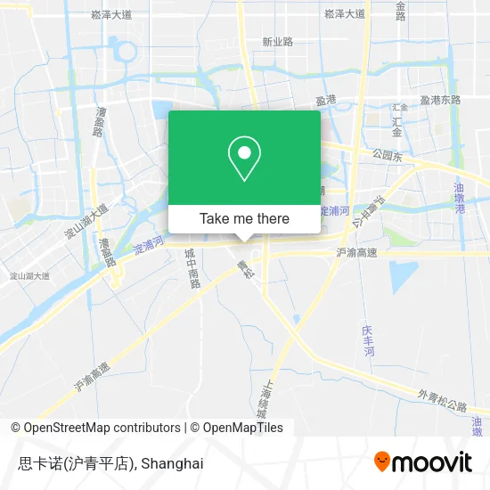 思卡诺(沪青平店) map